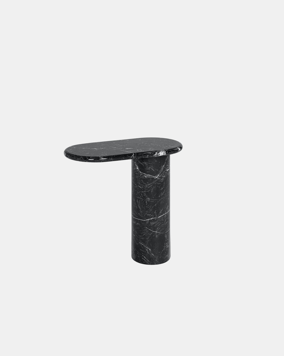 CANTILEVER LARGE NERO MARQUINA SIDE TABLE