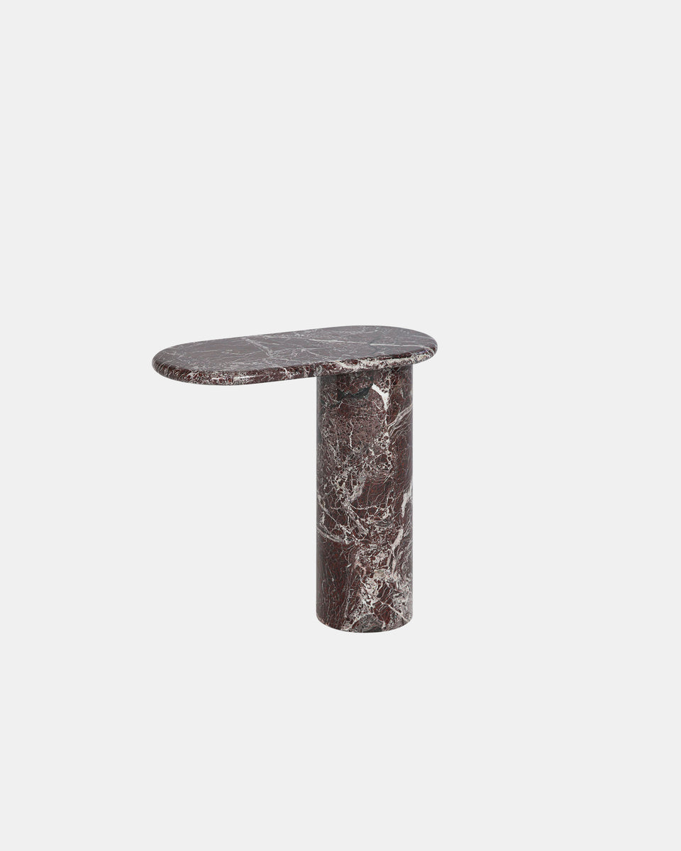 CANTILEVER LARGE ROSSO LEVANTO SIDE TABLE