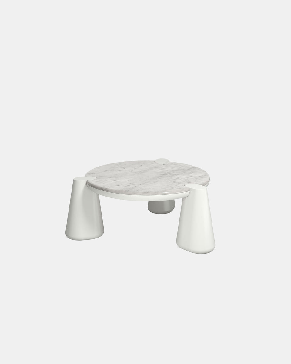 NUCLIDE CARRARA MARBLE COFFEE TABLE