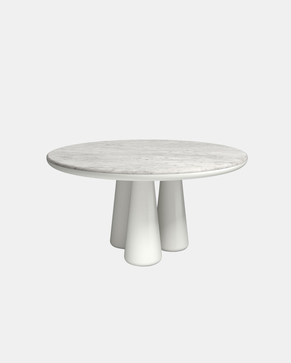ISOTOPO CARRARA MARBLE DINING TABLE