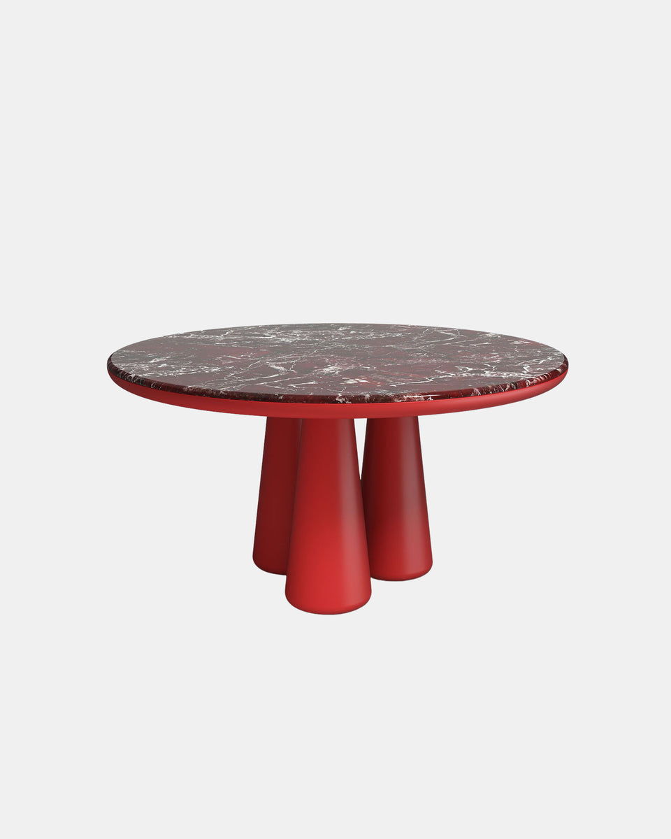 ISOTOPO ROSSO LEVANTE MARBLE DINING TABLE