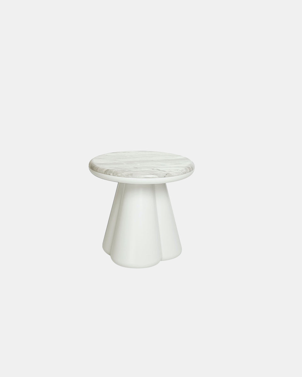 ANODO CARRARA MARBLE STOOL