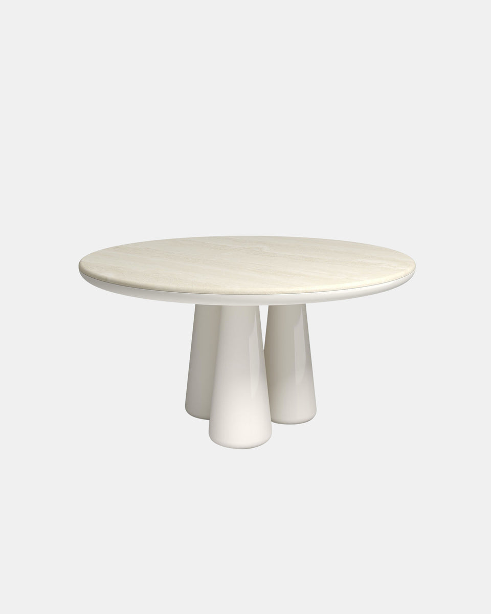 ISOTOPO BIANCO CHIARO MARBLE DINING TABLE