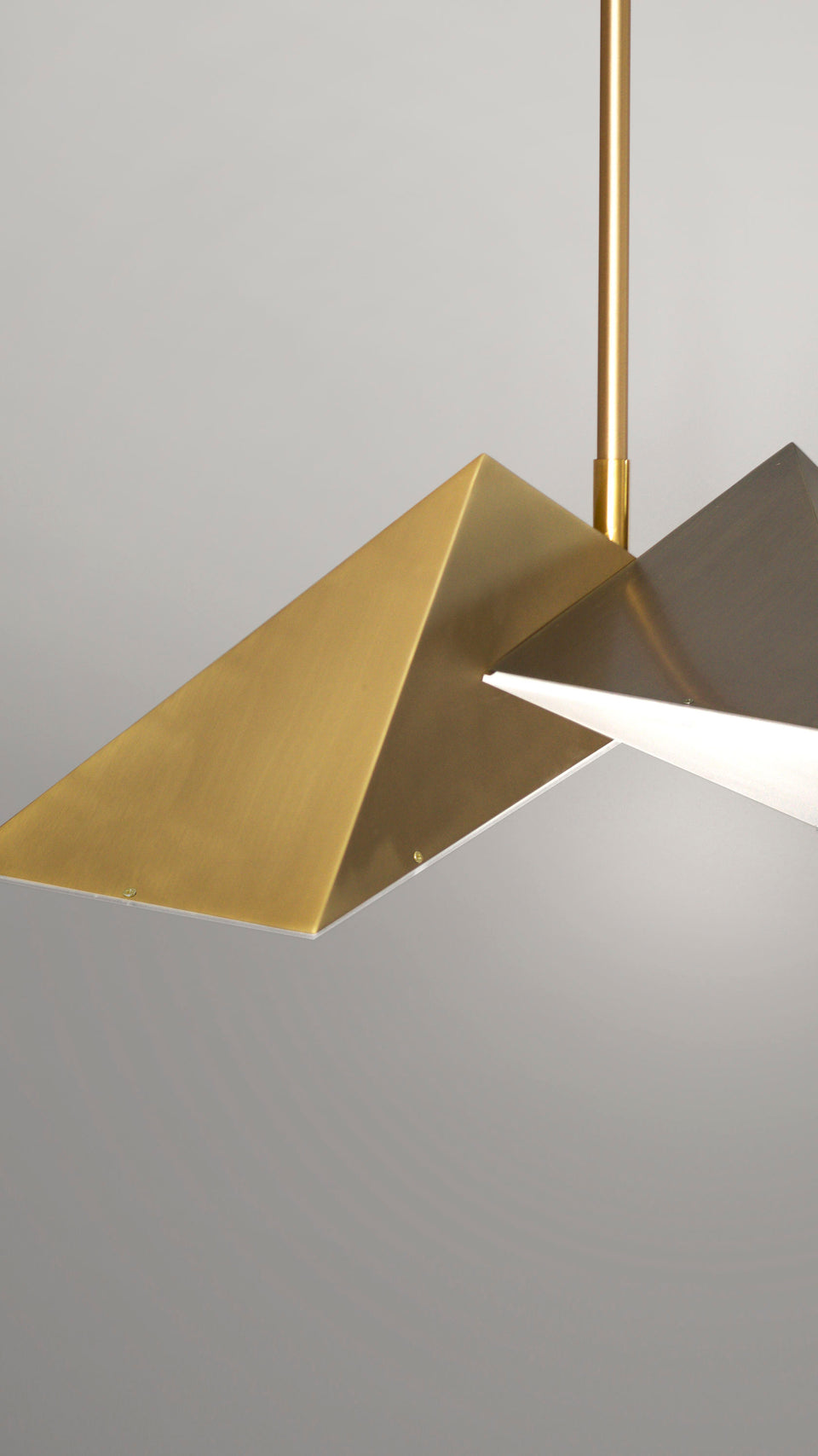 TRIANGULAR PRISM PENDANT LIGHT