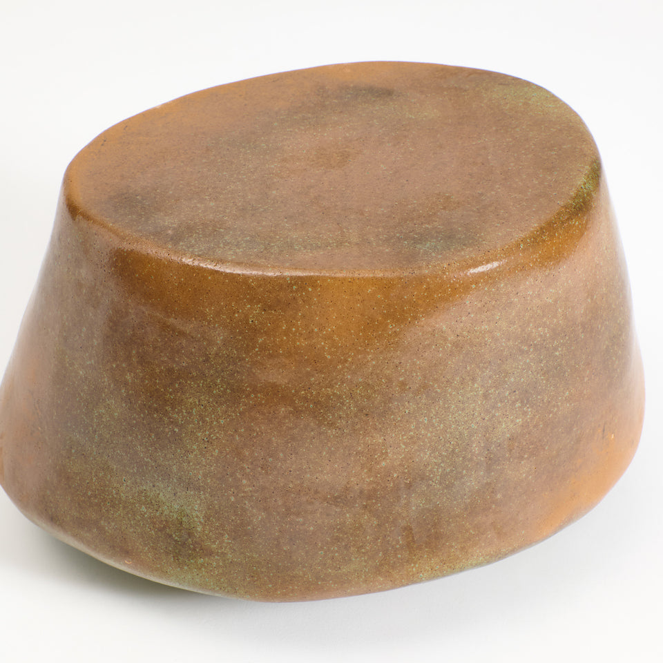 CERAMIC GREEN SAND COFFEE TABLE