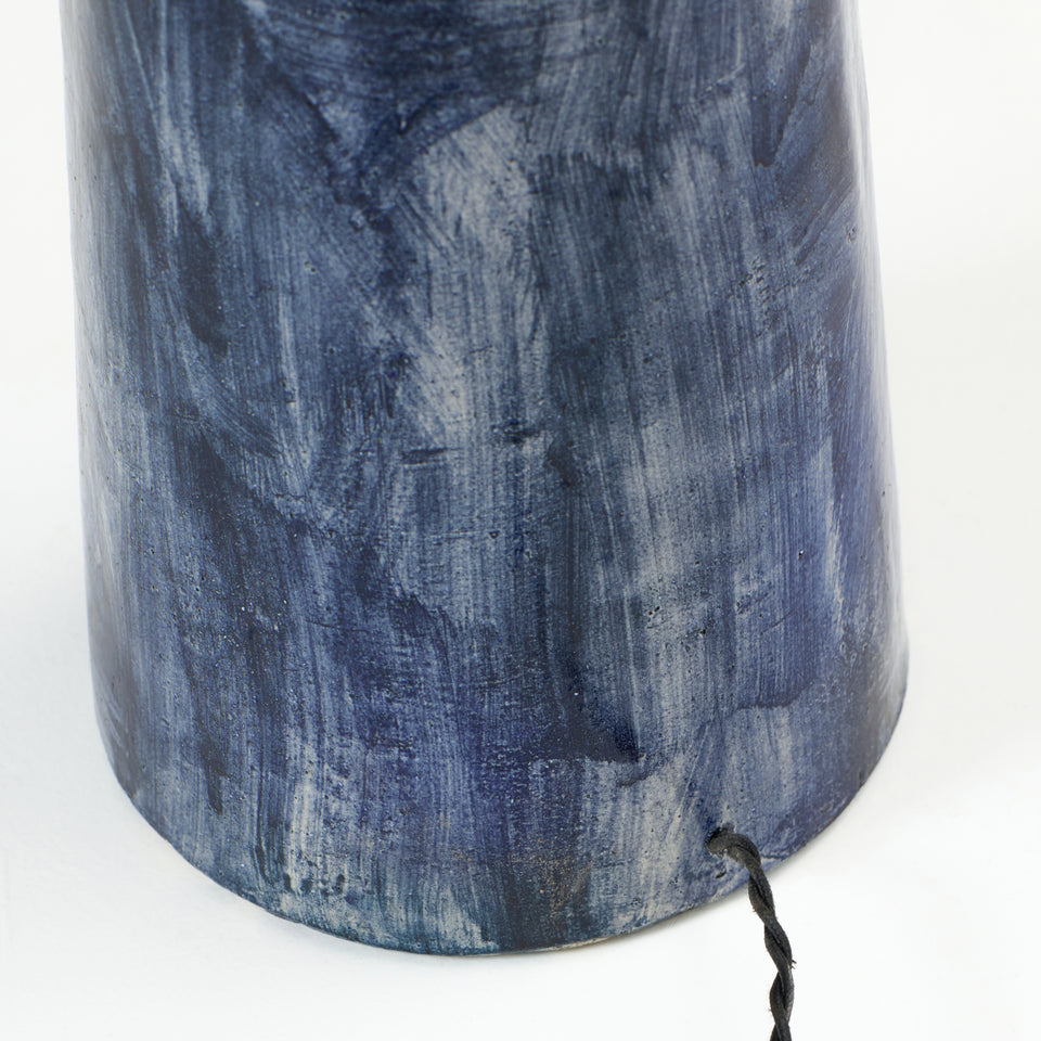 COQUETTE BRUSHED BLUE FLOOR LIGHT