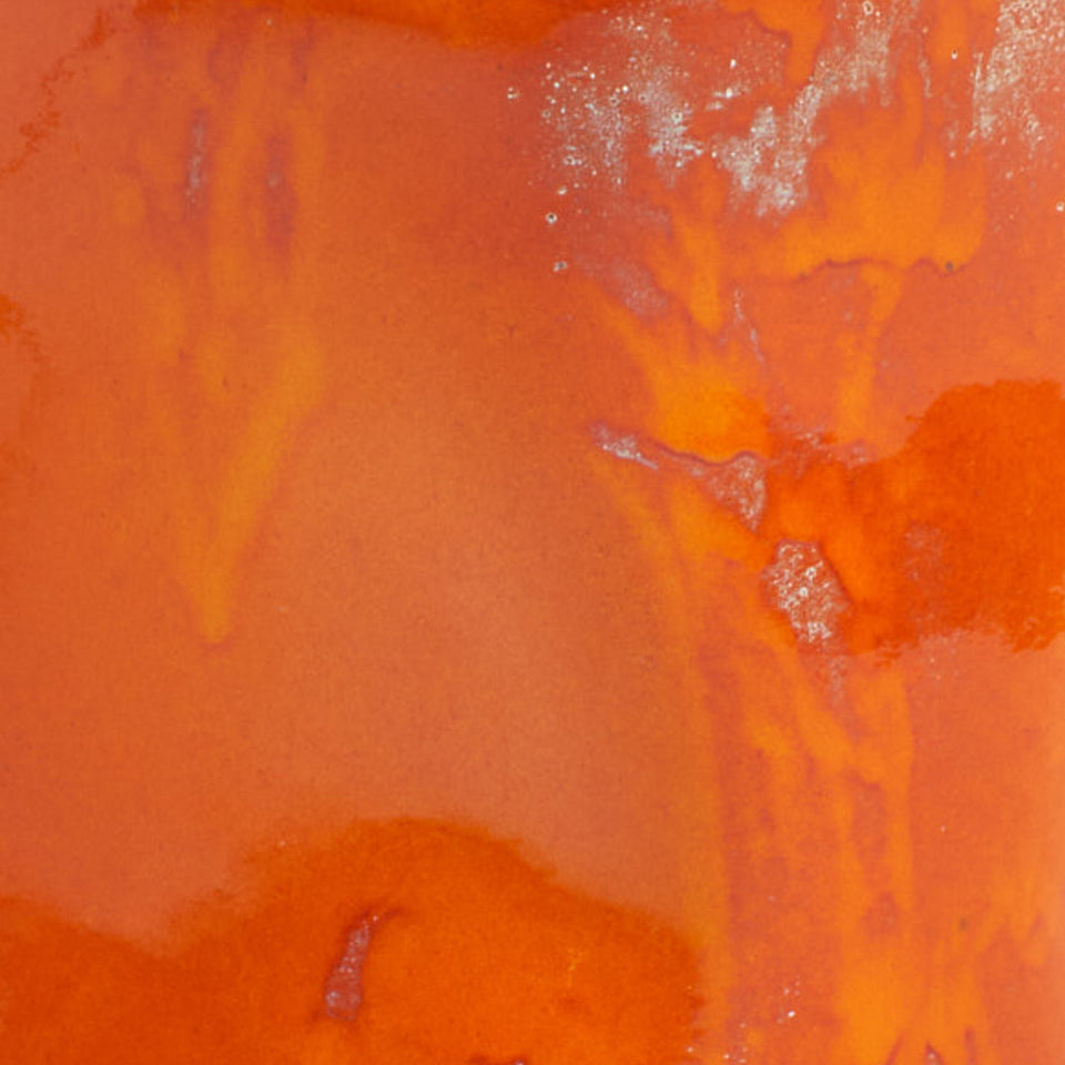 CERAMIC ORANGE SIDE TABLE