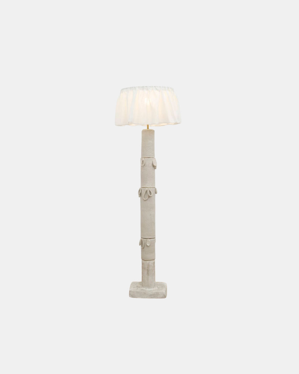 FLOOR LAMP WITH RIBBONS
