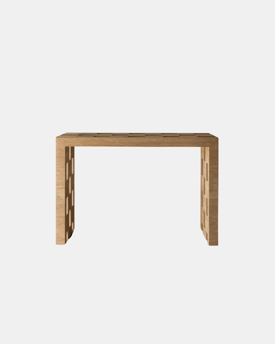 VIVI TRAVERTINE CONSOLE