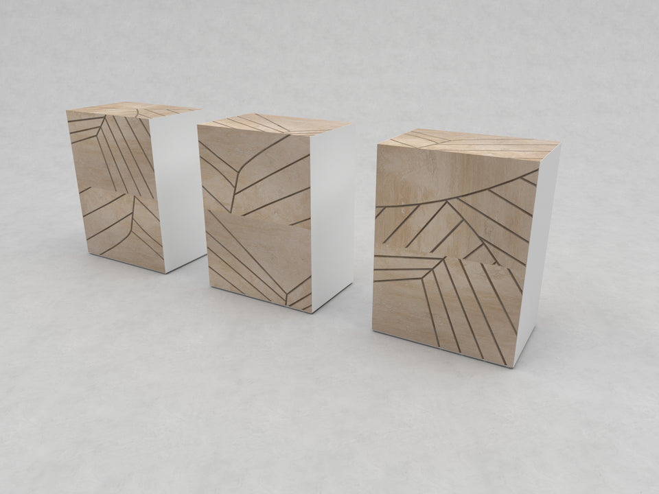 FOGLIE TRAVERTINE R80 - 60