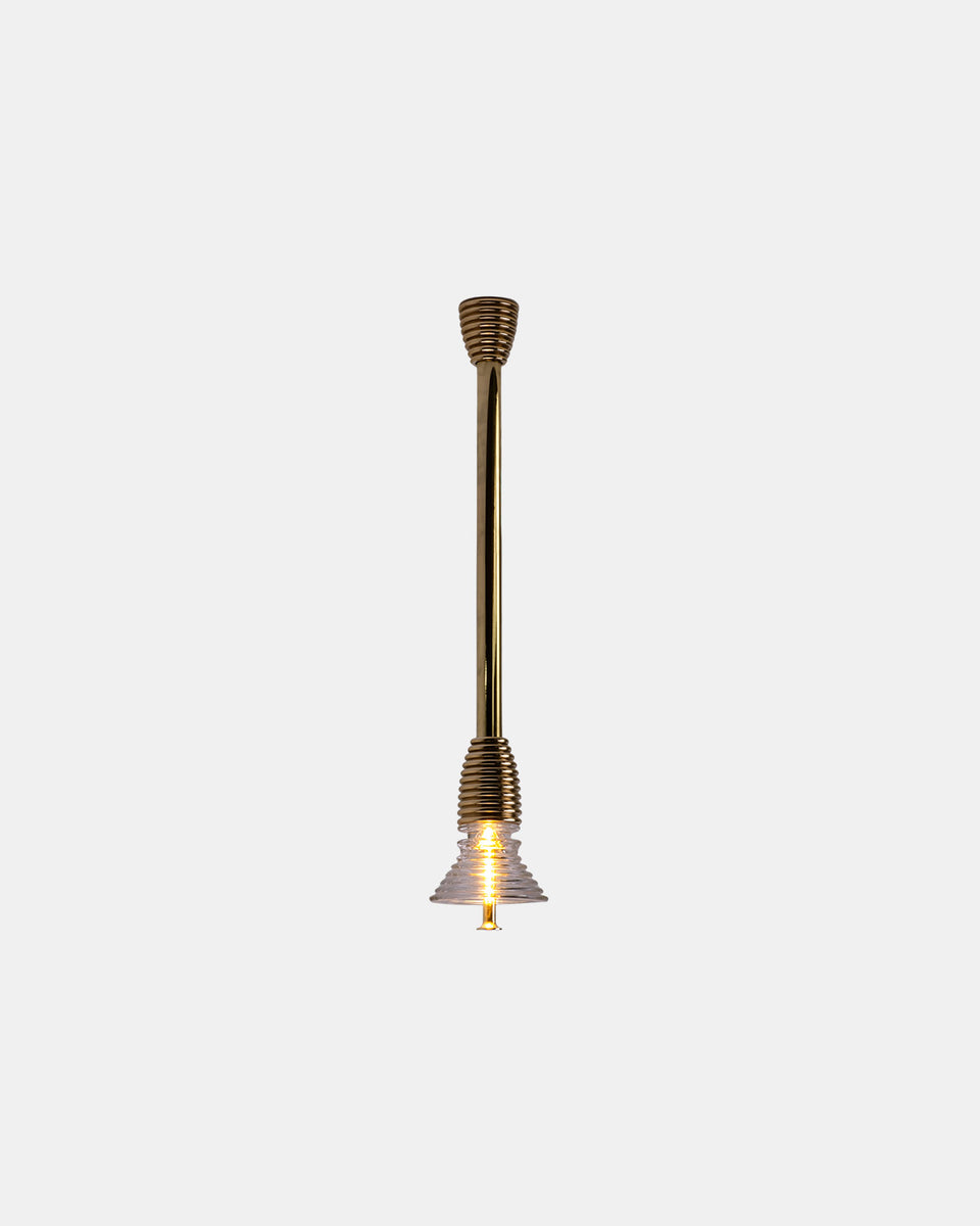 INSULATOR POLISHED BRASS PENDANT A
