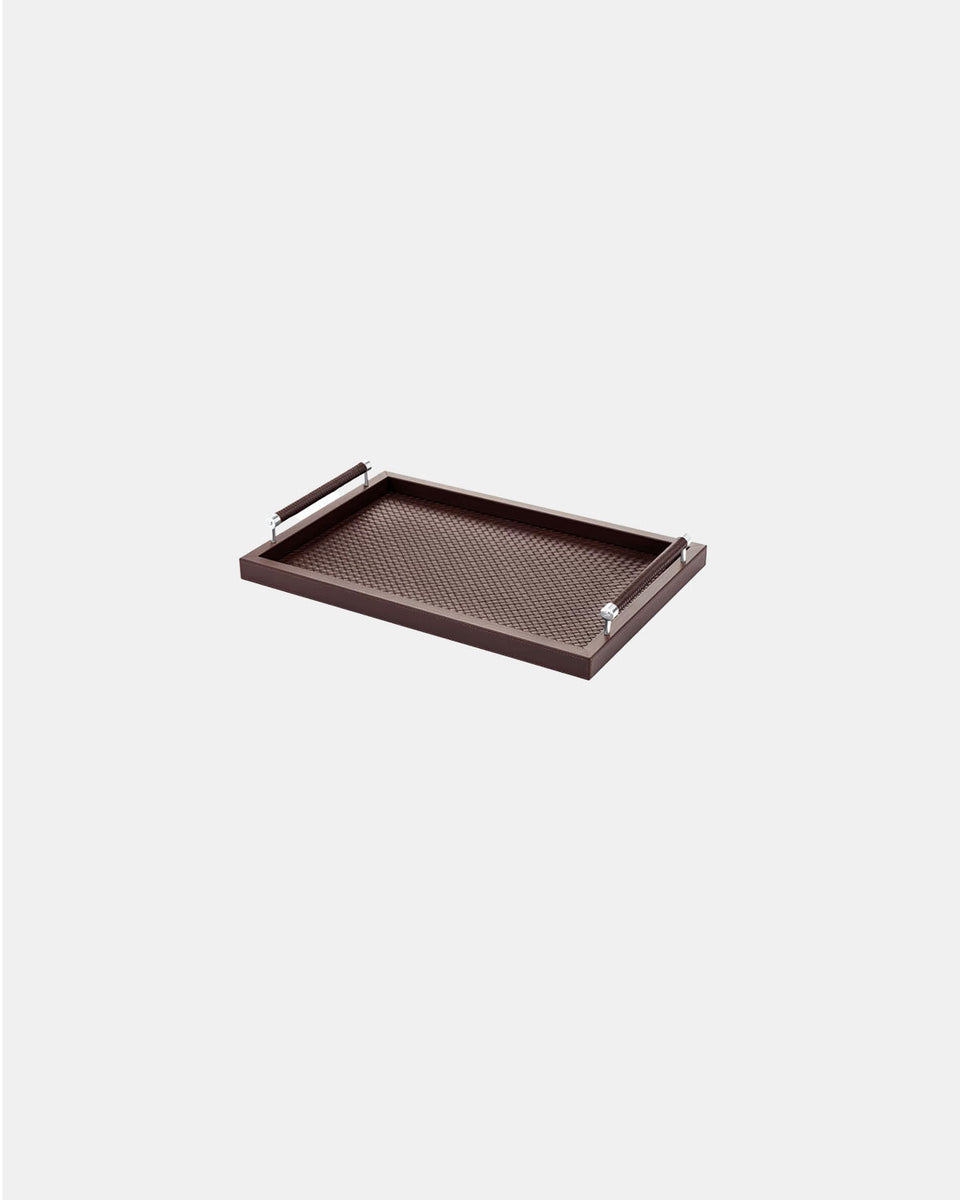 MILANO SMALL LEATHER TRAY