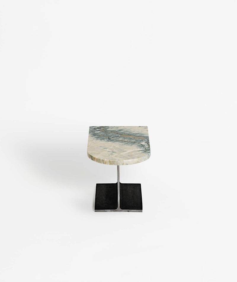 RISO BEIGE MARBLE SIDE TABLE