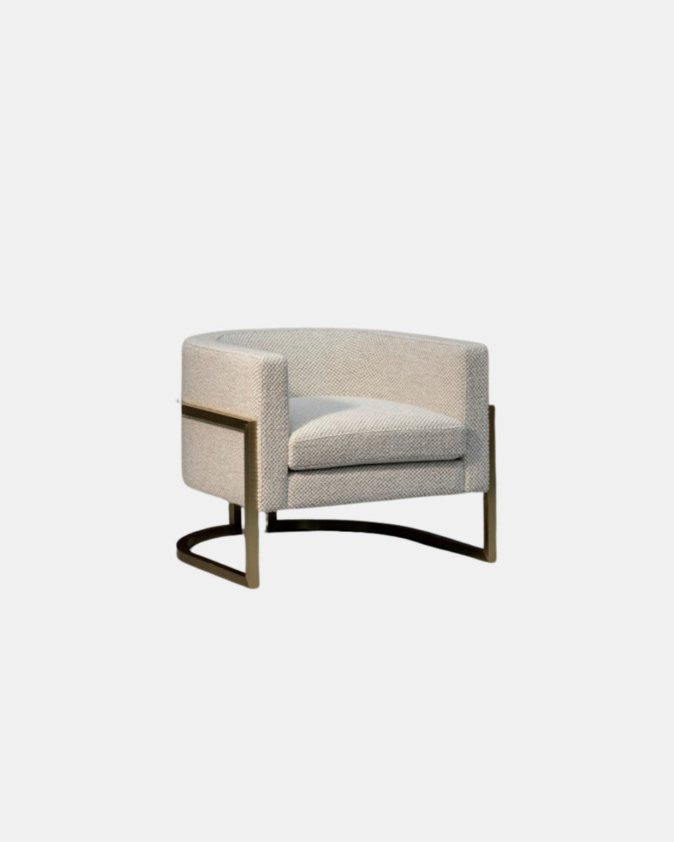 JULIUS BRASS ARMCHAIR