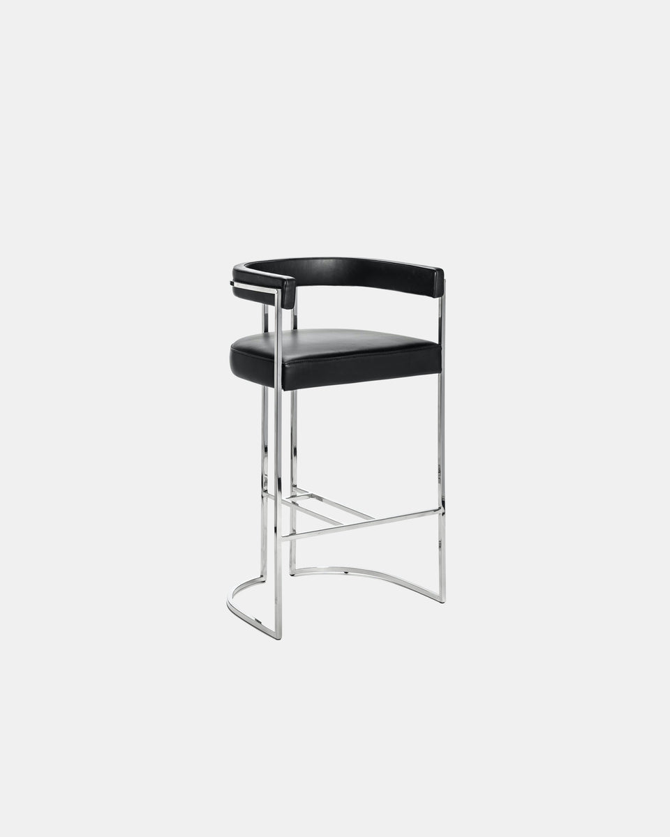 JULIUS STAINLESS STEEL BAR STOOL