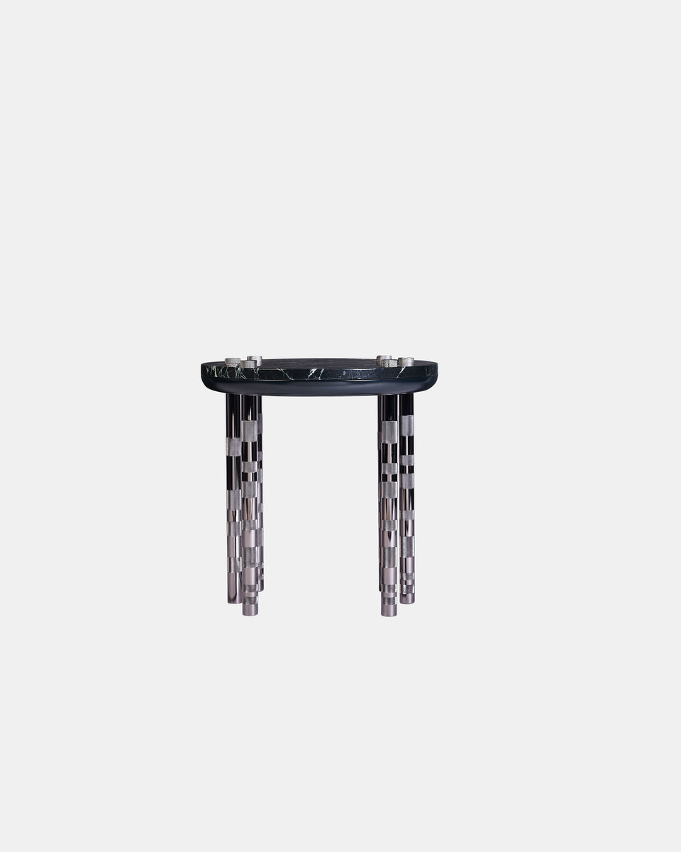 IPANEMA NICKEL PLATED SIDE TABLE