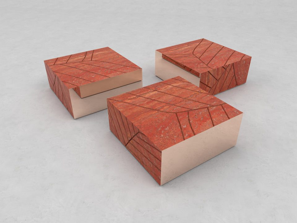 FOGLIE TRAVERTINE RED S25, S25, S25