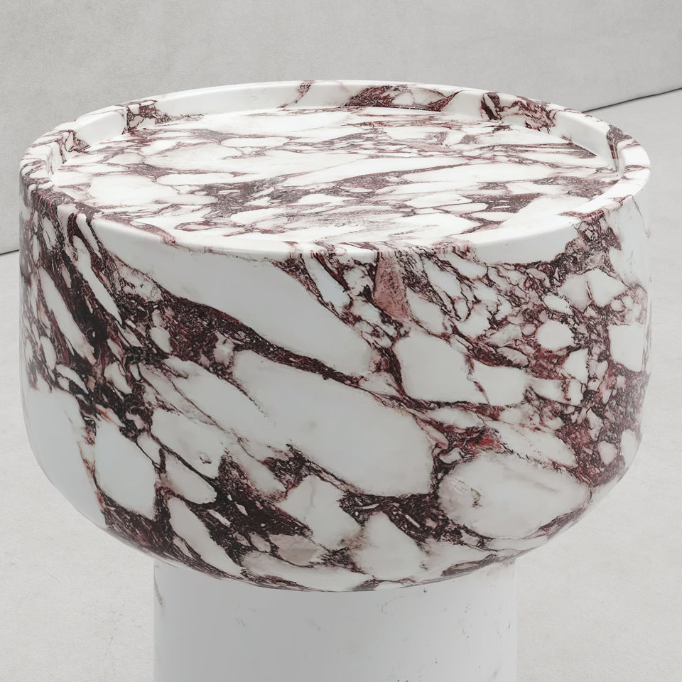FANCIULLI SIDE TABLE IN VIOLA MARBLE