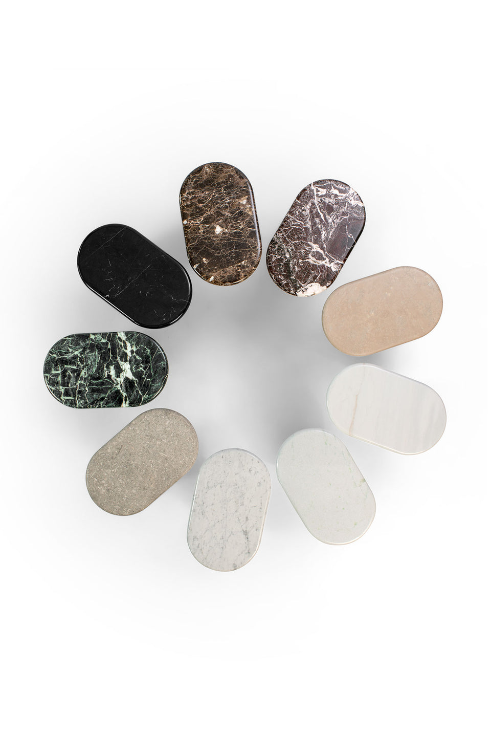 CANTILEVER LARGE VERDE ALPI MARBLE SIDE TABLE