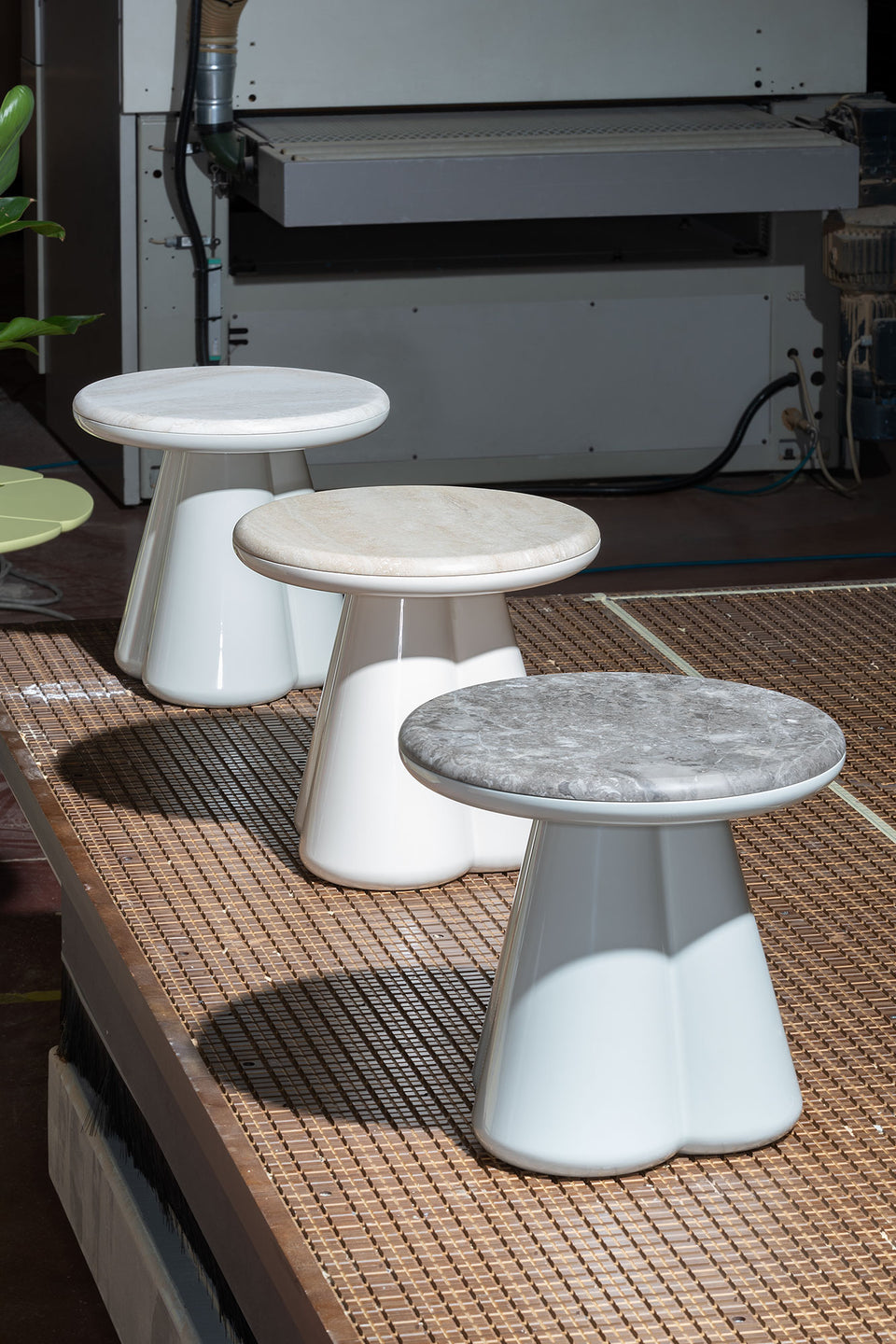 ANODO SCURO MARBLE STOOL