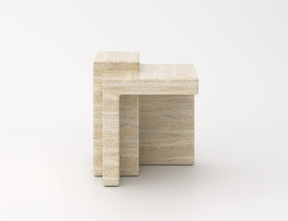 TRAVERTINE CHIL Nº1 STOOL