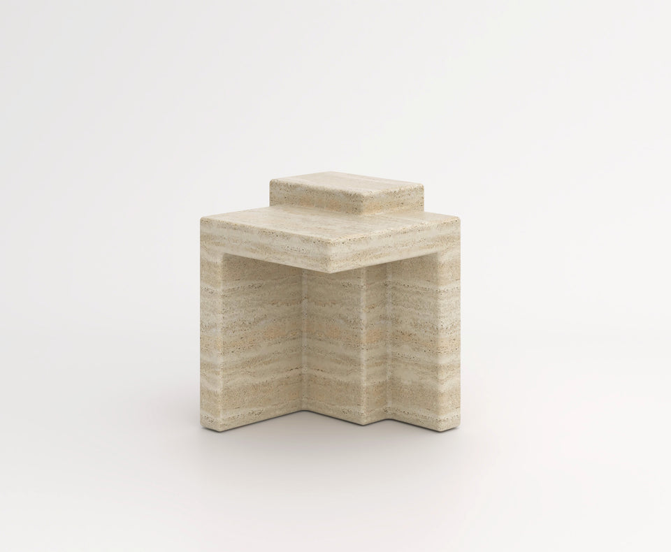 TRAVERTINE CHIL Nº1 STOOL