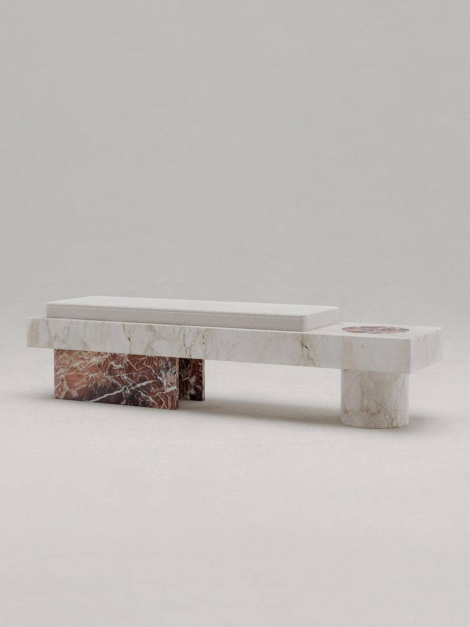 SALVANTE BS1 ROSA PERALBA MARBLE BENCH