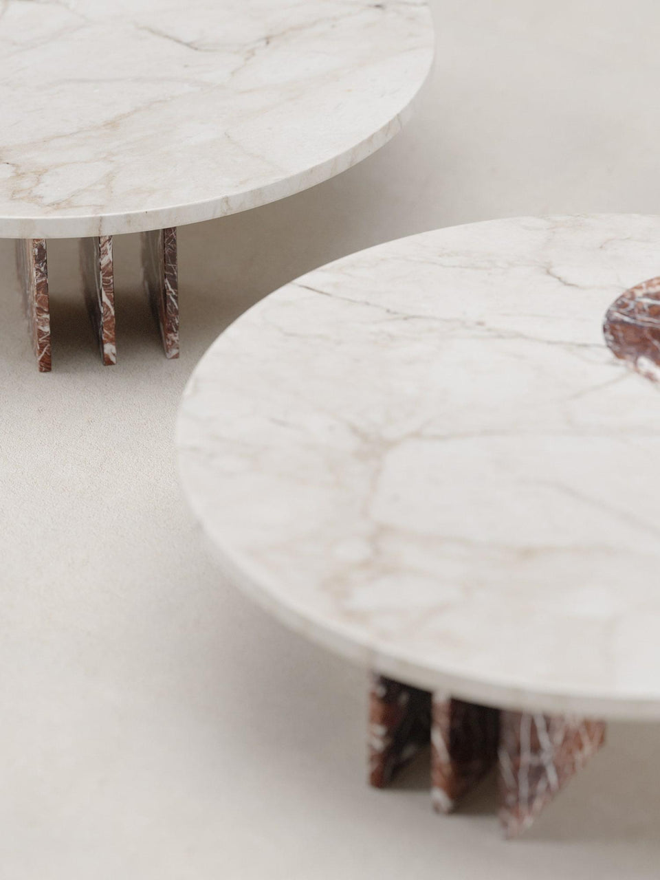 SALVANTE C1 ROSA PERALBA MARBLE COFFEE TABLE