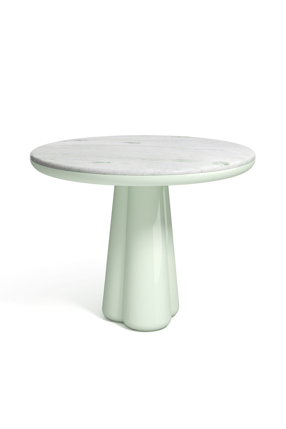 ISOTOPO VERDE BIANCO MARBLE DINING TABLE