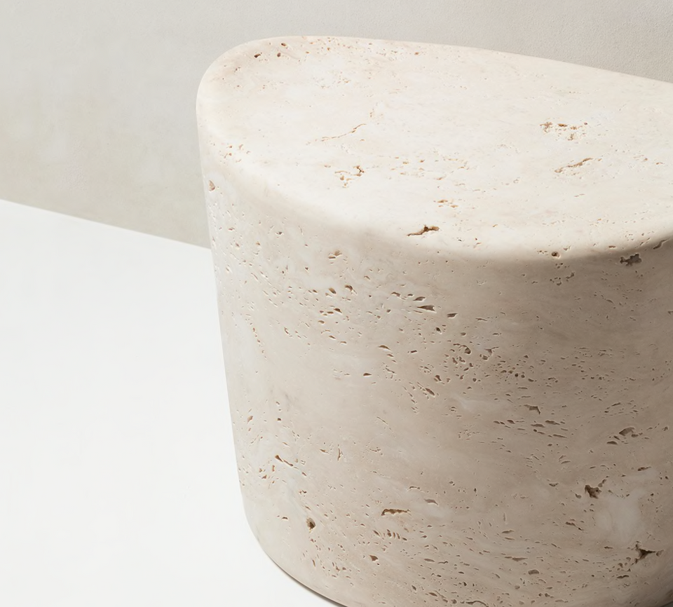 PERSEUS MARBLE POUF