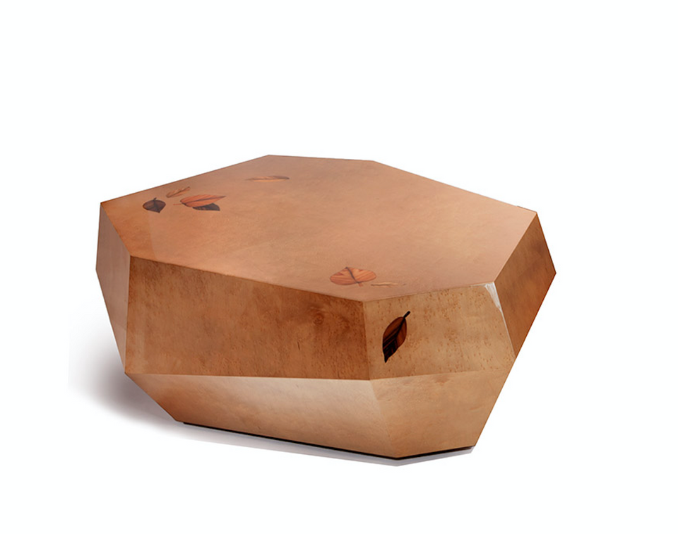 THREE ROCKS ROSEWOOD LOW COFFEE TABLE