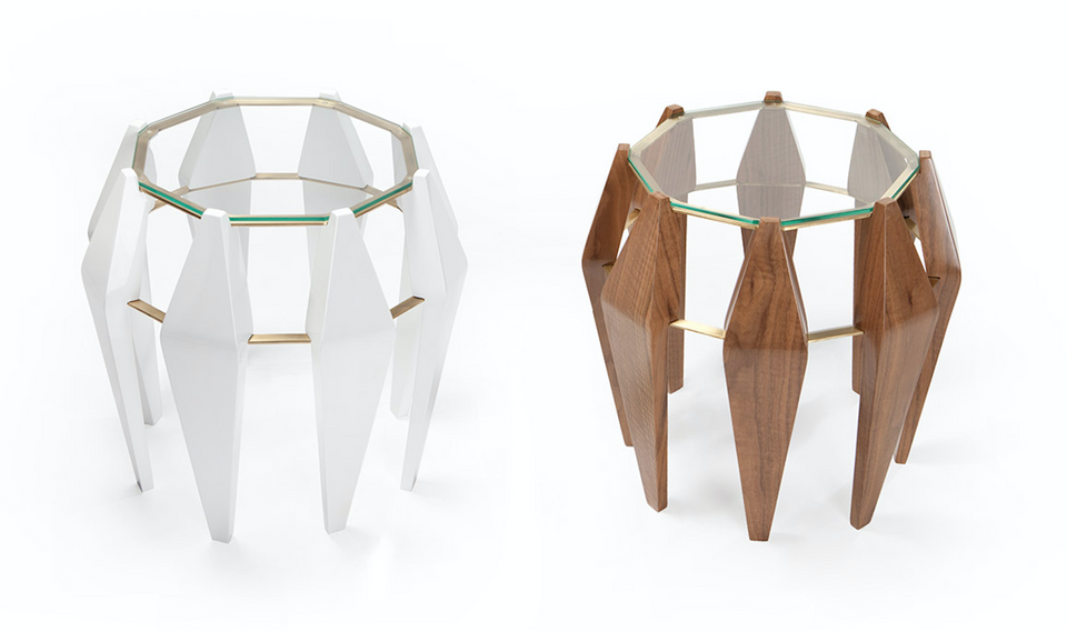 NA PALI WALNUT MEDIUM SIDE TABLE