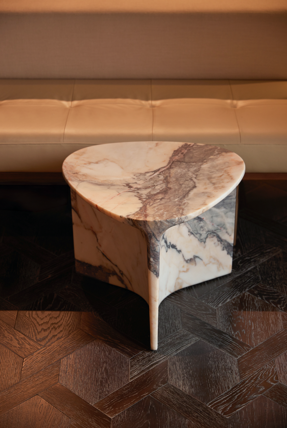 CARV CALACATTA VIOLA OCCASIONAL TABLE