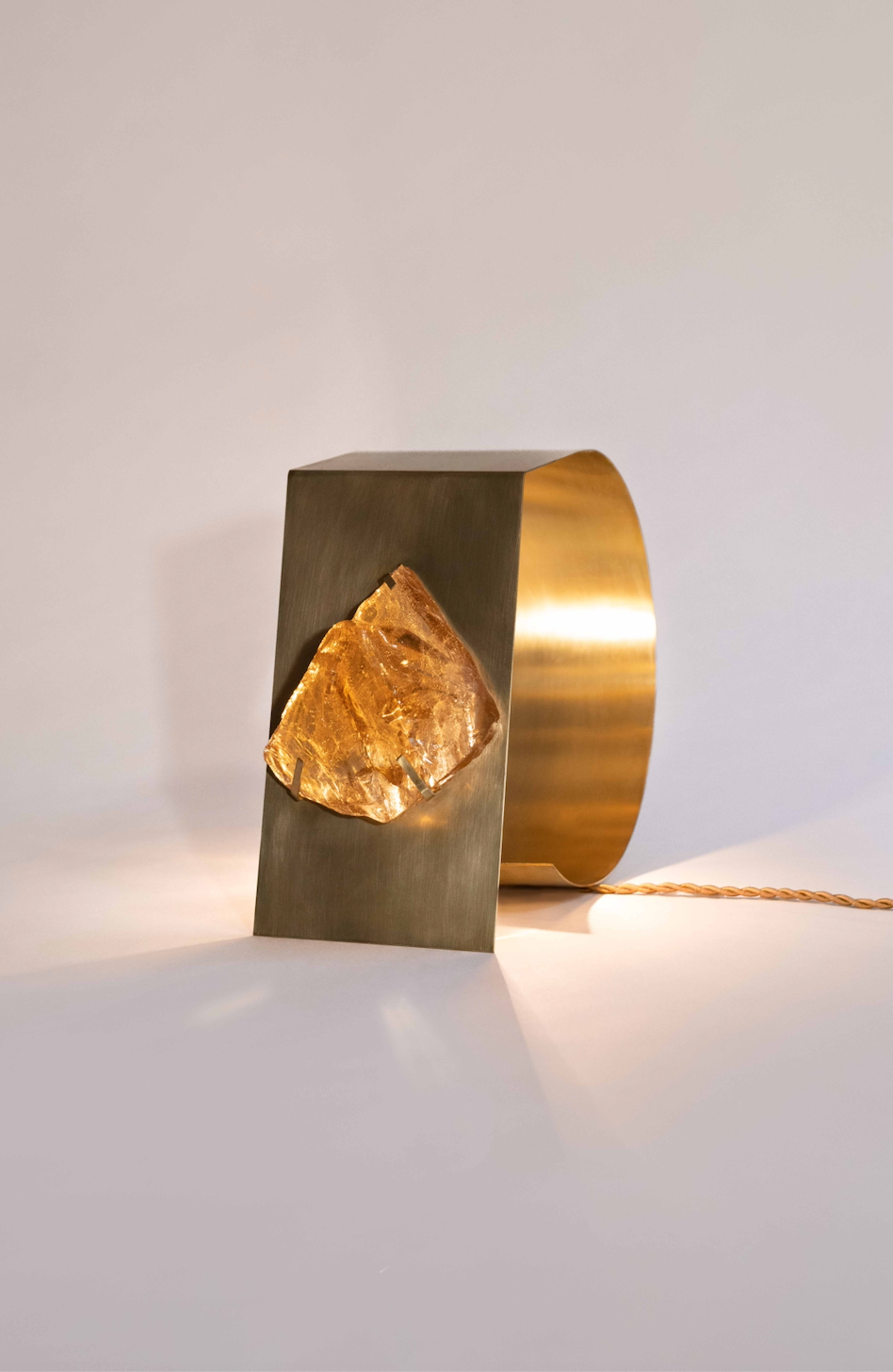 GEM AMBER TABLE LAMP