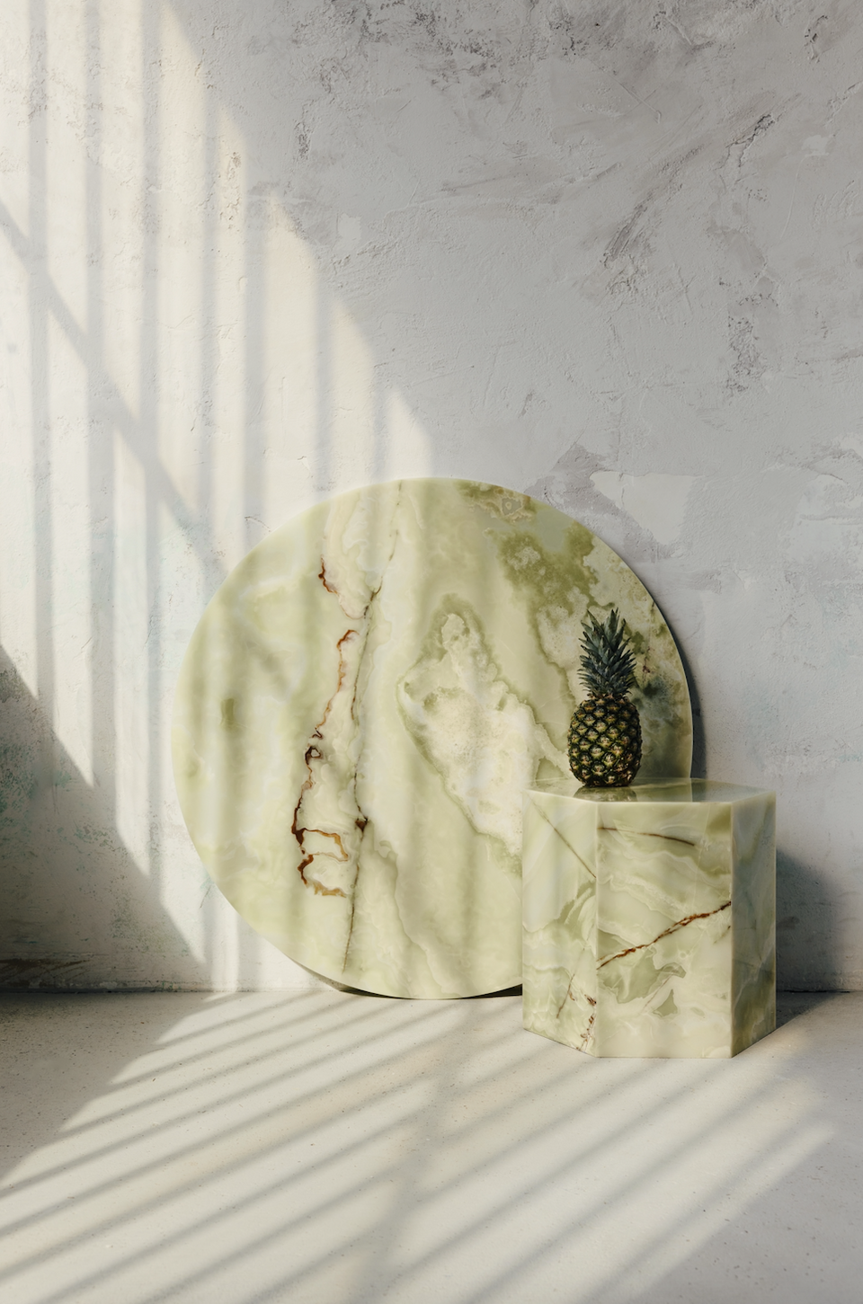 TAFFY GREEN ONYX COFFEE TABLE