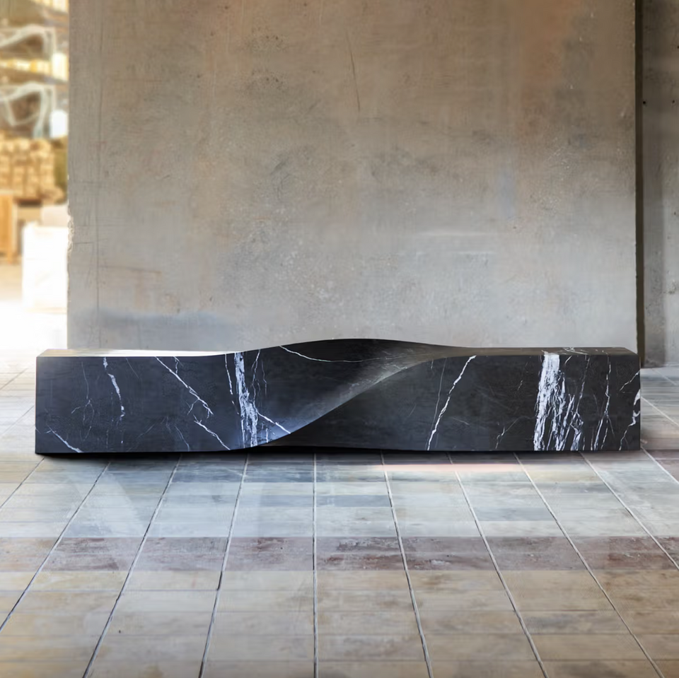 SOUL BENCH GREY MARBLE