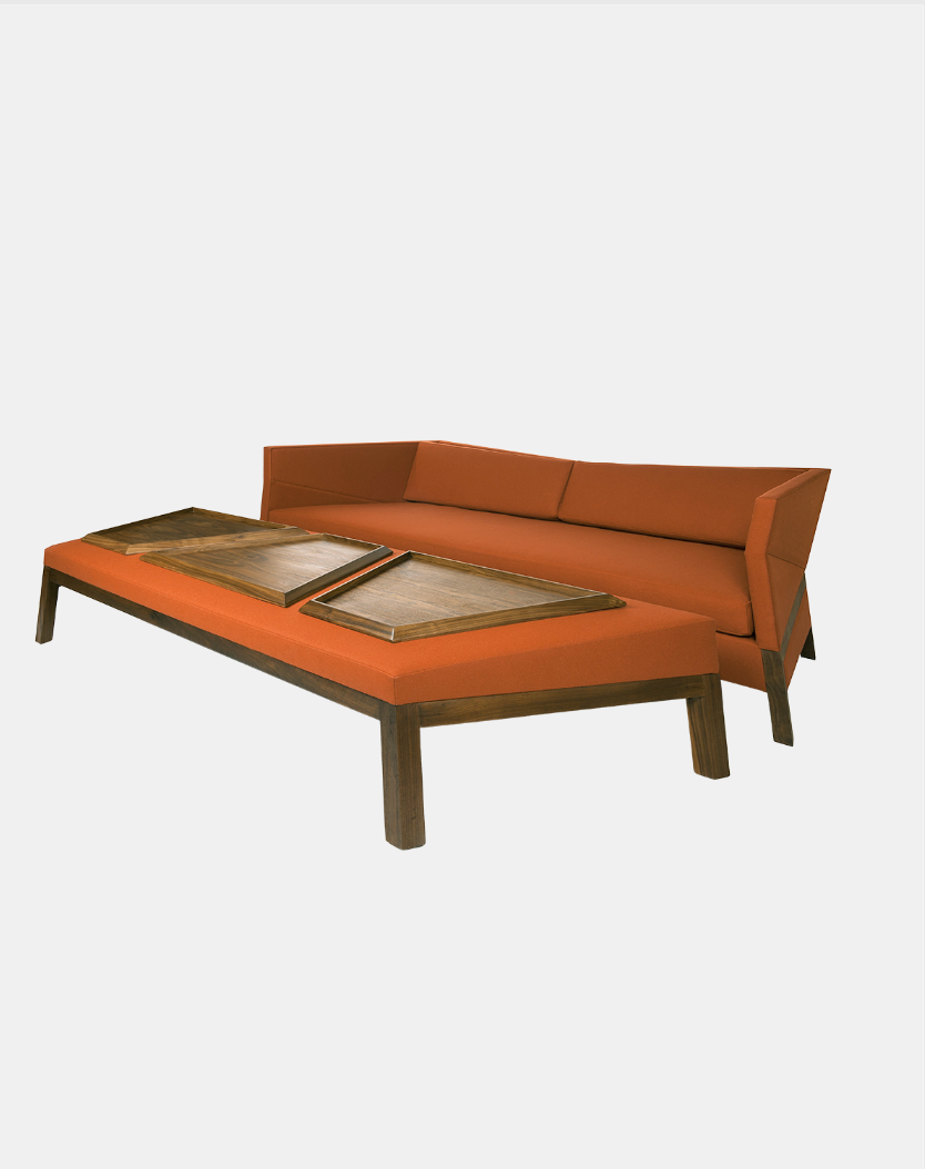 BIAS SOFA OTTOMAN & TRAY