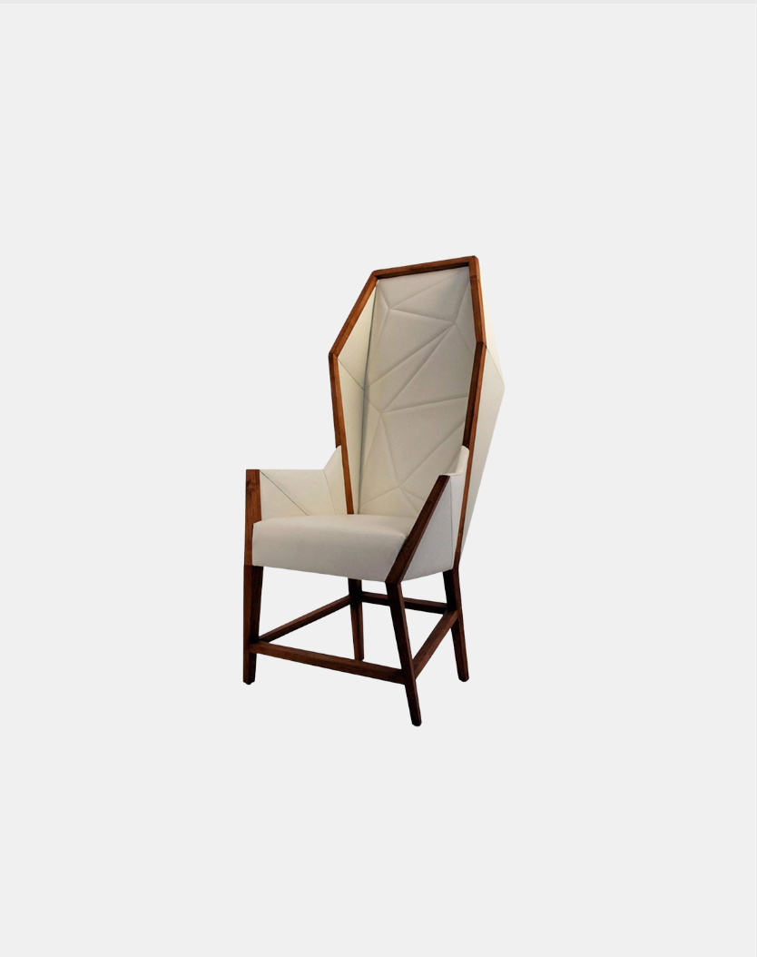 BIAS HOODED DINING CHAIR