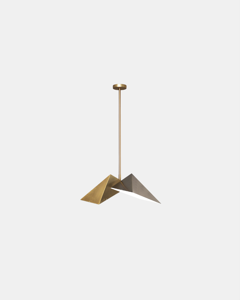 TRIANGULAR PRISM PENDANT LIGHT