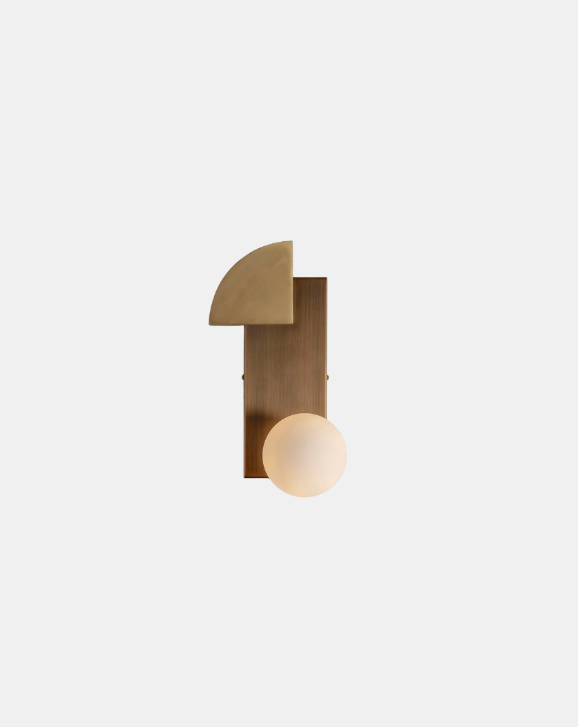 QUADRANT AND SPHERE WALL LIGHT