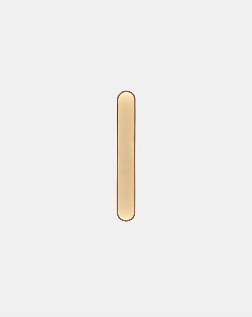CAPSULE BRUSHED BRASS WALL LIGHT
