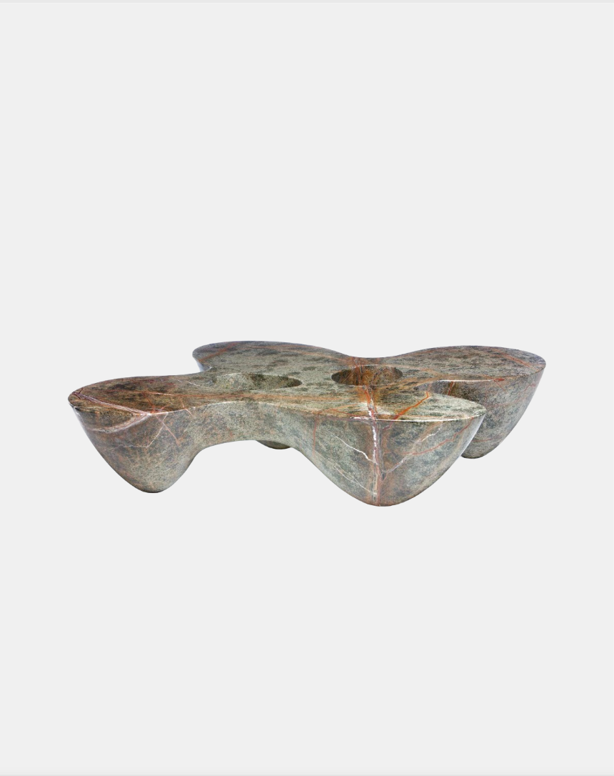 QUARK GREEN FOREST MARBLE COFFEE TABLE
