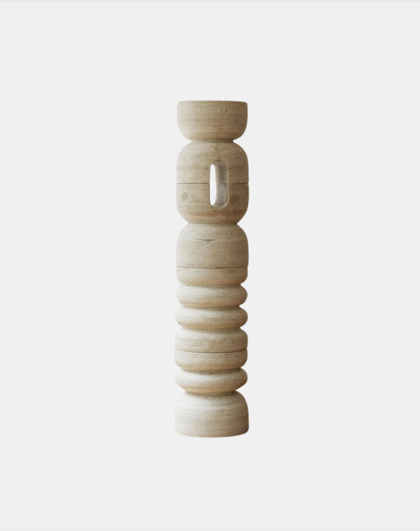 4 NERU TRAVERTINE TOTEM