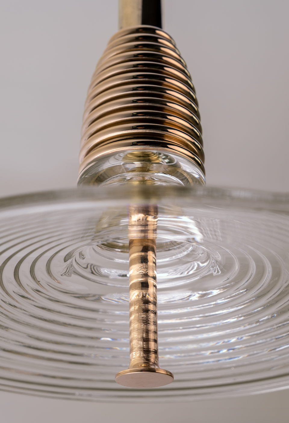 INSULATOR POLISHED BRASS PENDANT B