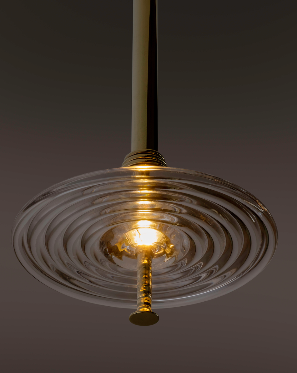 INSULATOR POLISHED BRASS PENDANT D