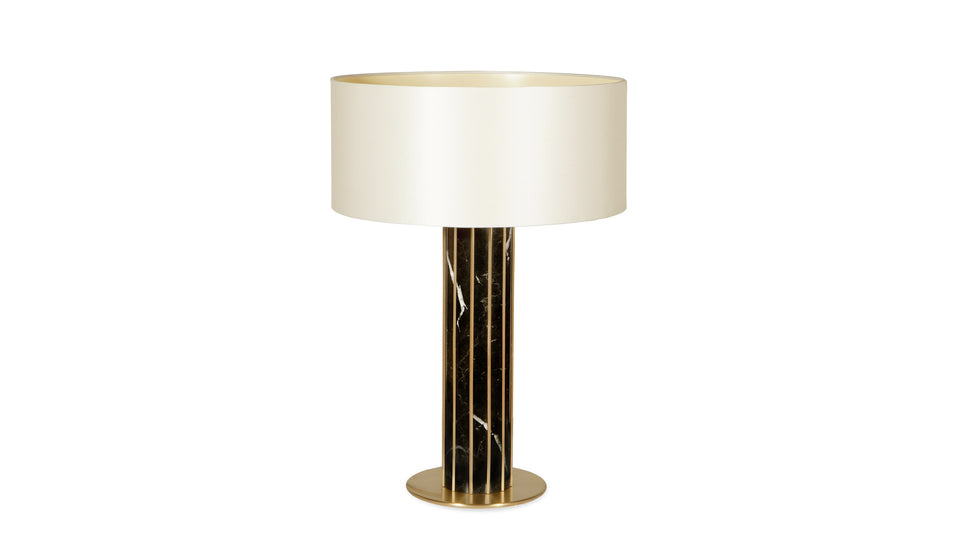 SEAGRAM NERO MARQUINA MARBLE TABLE LAMP