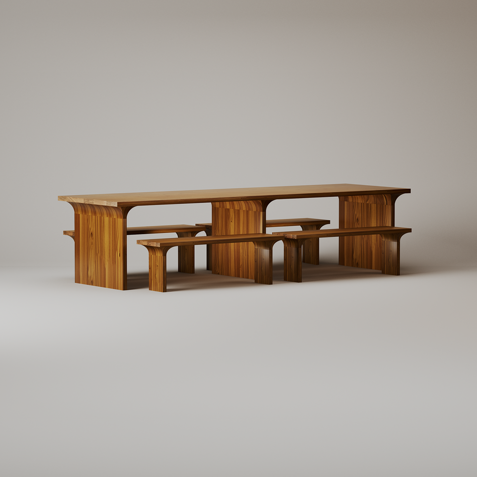 ARCUS AMERICAN WALNUT DINING TABLE