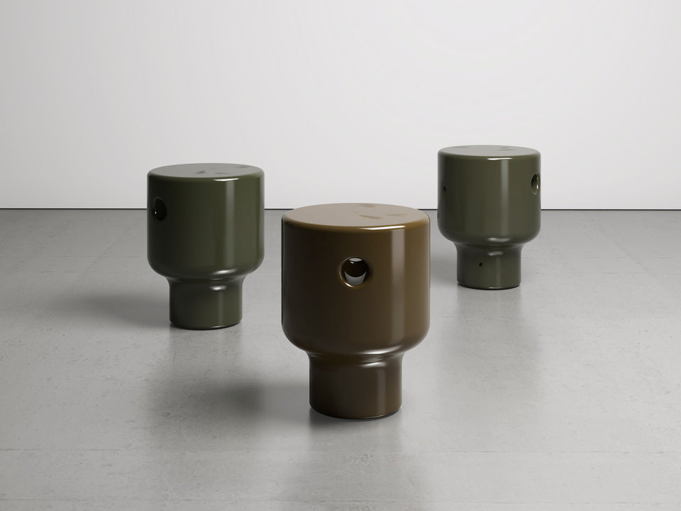 CERAMIC SILO STOOL