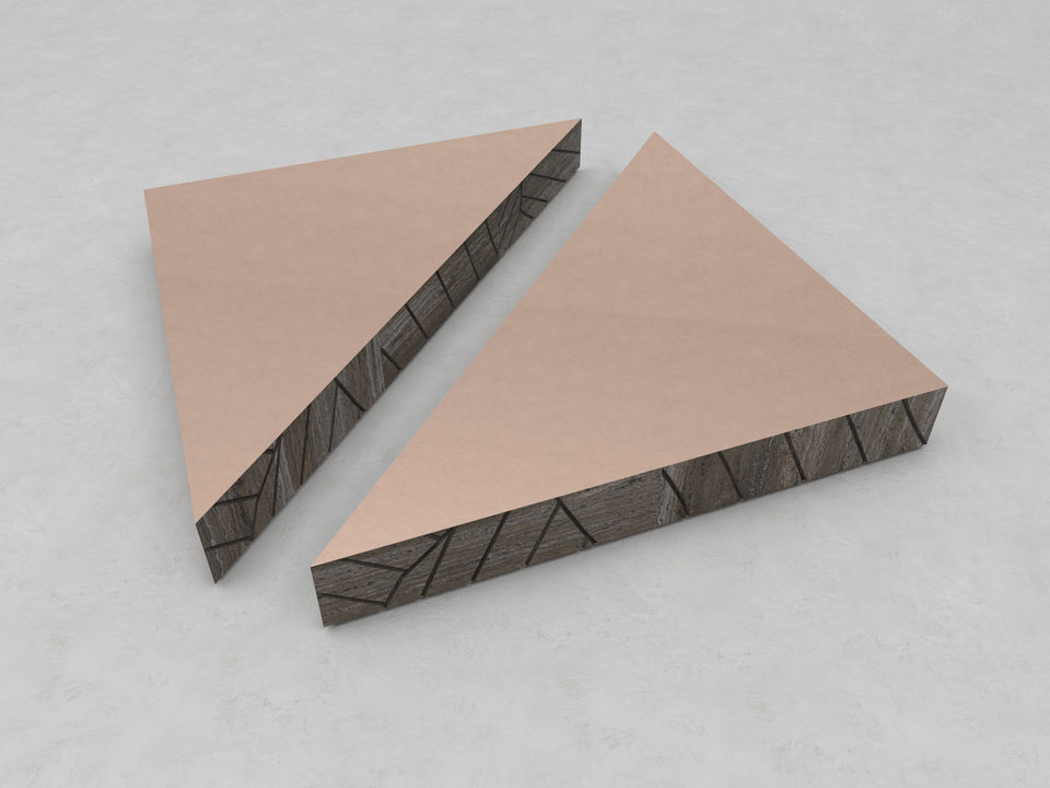FOGLIE TRAVERTINE TITANIUM AND COPPER T15 - 170 x 120, T15 - 170 x 120
