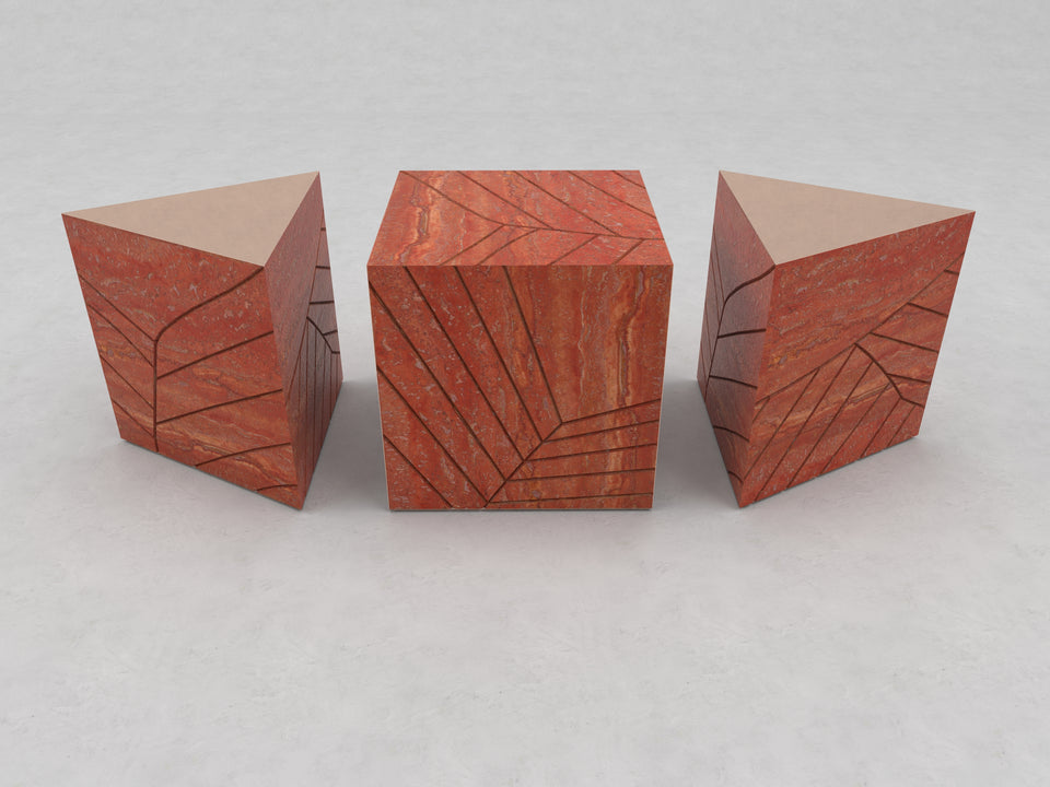 FOGLIE TRAVERTINE RED T60, T60, T60
